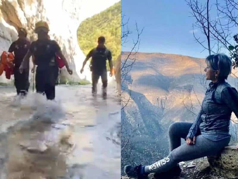 Rescatan el cuerpo de la senderista María del Rocío Aguilar en Nuevo León