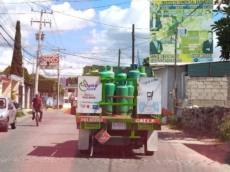 En pésimo estado, tanques de gas LP