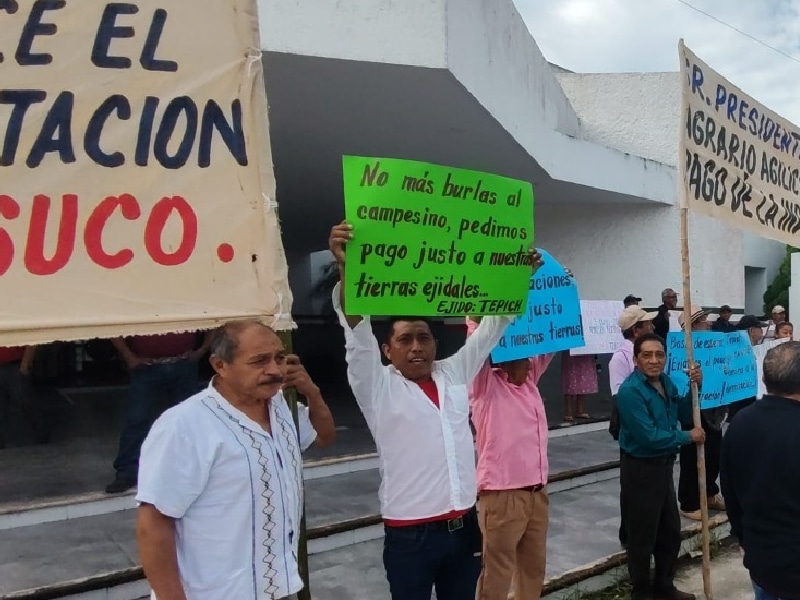 Amenazan con bloquear la vía corta a Mérida