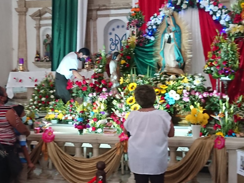 Obligatorio cubreboca en festejos a la Guadalupana