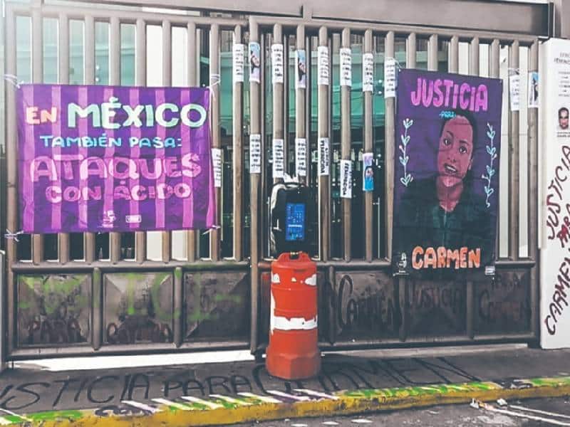 Cierran pruebas en caso de Carmen, atacada con ácido
