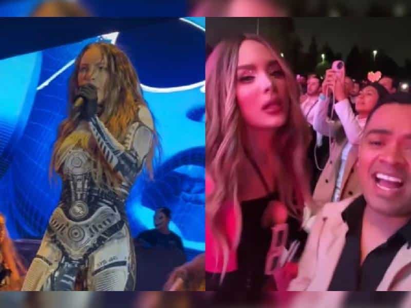 Video. ¿El Belindaverso? Joven se viraliza por su parecido con la cantante durante concierto