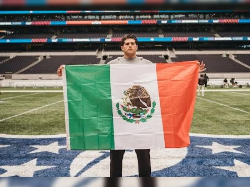 Él es Héctor Zepeda, el atleta que buscará un lugar en la NFL