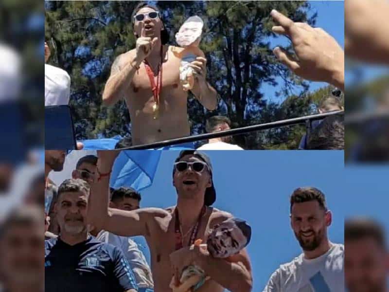 ¿Otra vez? ‘Dibu’ Martínez se burla de Mbappé con un muñeco