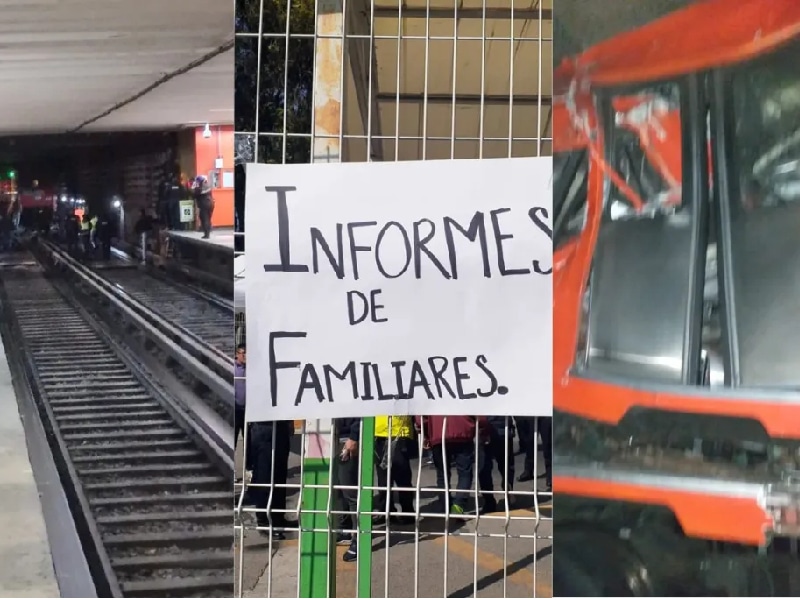 Esta es la lista de personas lesionadas por choque en Línea 3 del Metro