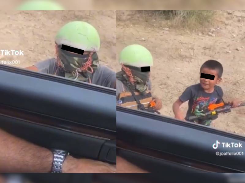 TikTok: Niños realizan un retén con armas de juguete; se viralizan