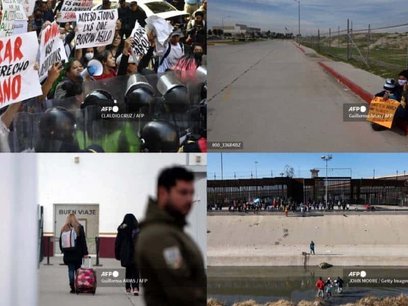 Ansiosos, migrantes buscan en una app el camino que los lleve a EU