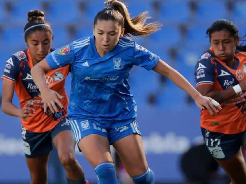 Tigres vence a Puebla con un marcador de 2-0 en LigaMX Femenil