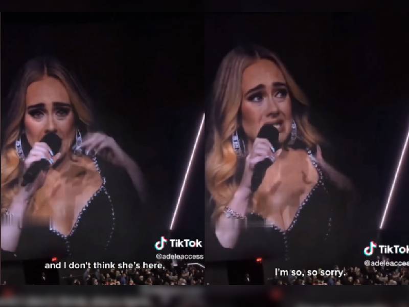Esta es la razón por la que Adele rompió en llanto durante su show
