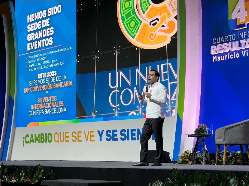 Presenta Vila Cuarto Informe de Gobierno