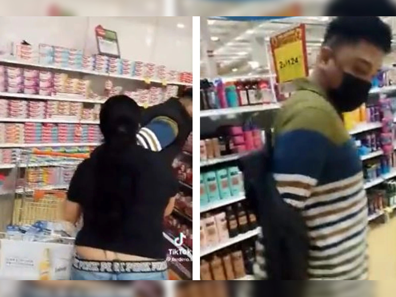 Exhiben a farderos tras querer robar en supermercado