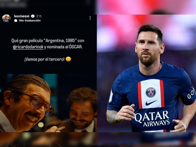 Messi se suma a campaña por Óscar para film “Argentina, 1985”