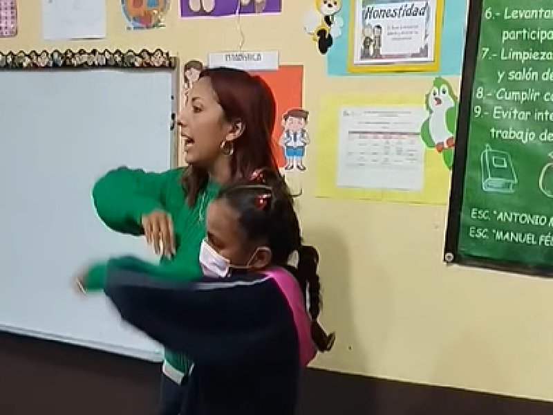 maestra señas