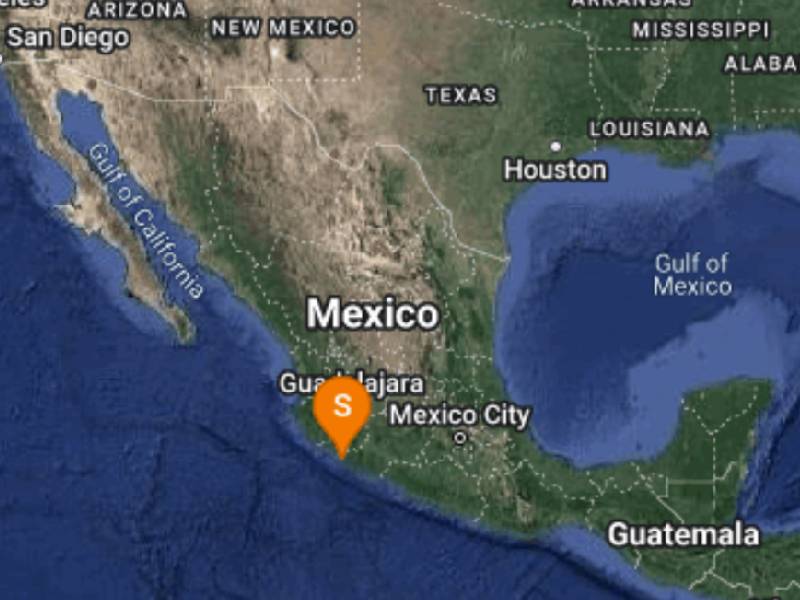 Se registra sismo de magnitud 4.6 en Colima