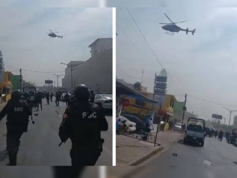 Reportan balacera entre Eje 6 y Periférico Oriente en Iztapalapa