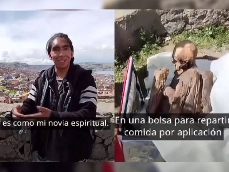¿Y la comida? Encuentran momia en mochila de repartidor de Delivery