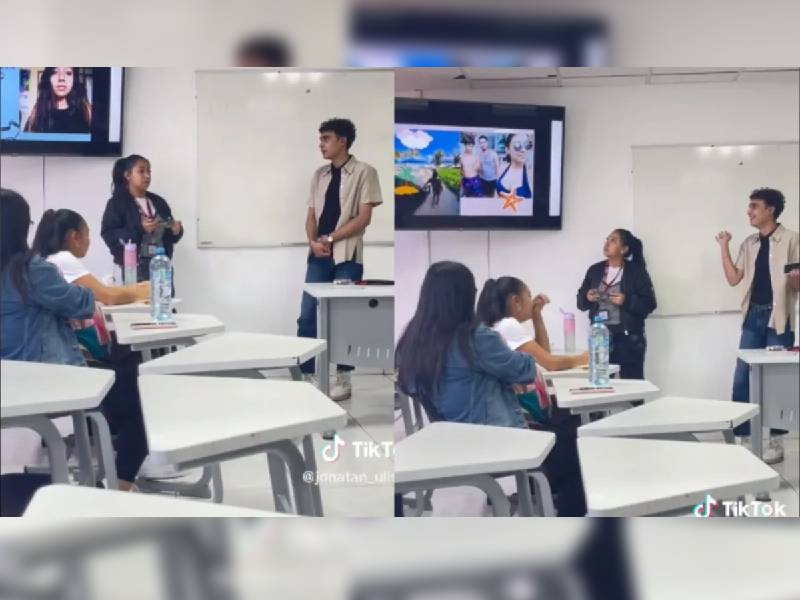 TikTok: ¡Ya ni Judas! Alumno exhibe a compañera por no hacer nada para la exposición