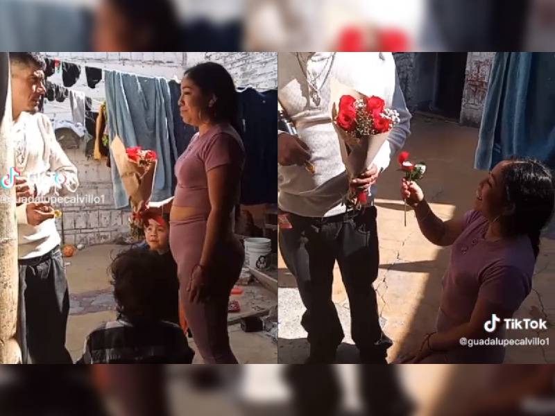 ¡Ay el amor! Hombre rompe en llanto ante la propuesta de matrimonio de su pareja