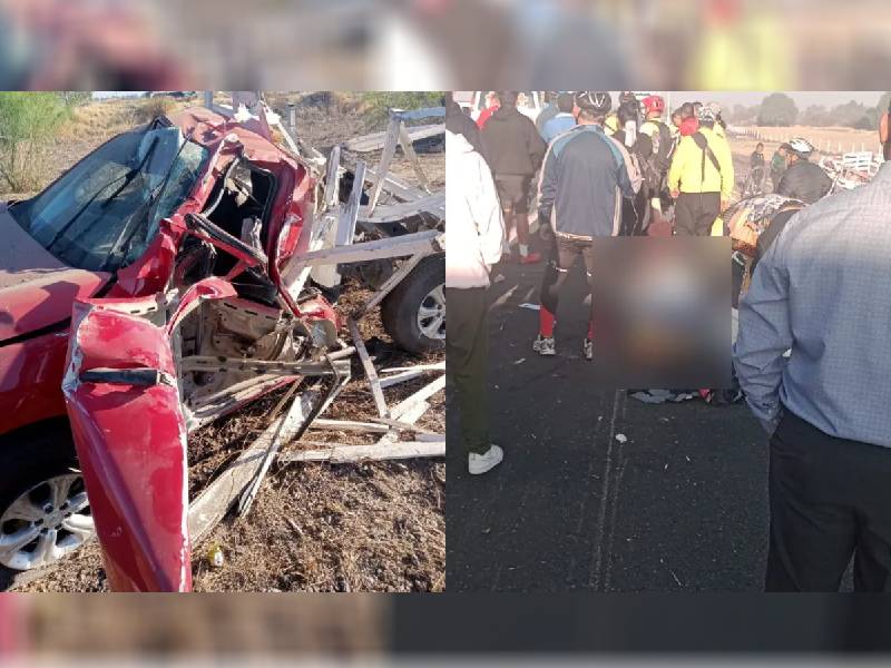 Camioneta arrolla a peregrinos en la carretera Celaya-Salamanca