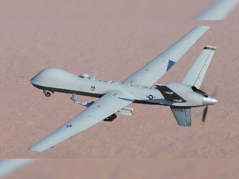 Un caza ruso provoca la caída de un dron de EU en el mar Negro