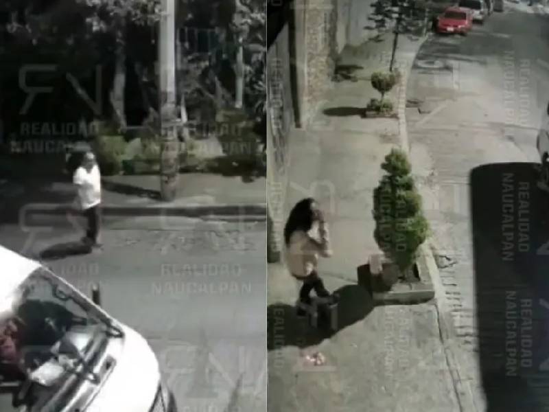 Se entrega hombre que agredió a mujer en Naucalpan