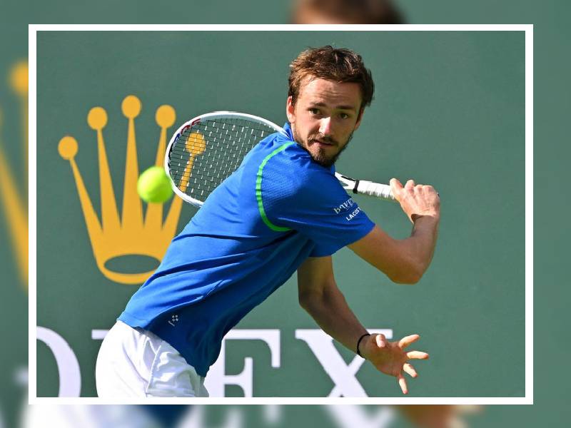 Medvedev es semifinalista de Indian Wells
