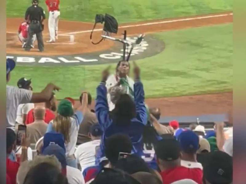 Video. 6ix9ine” pelea con seguidores de Puerto Rico en el estadio de beisbol