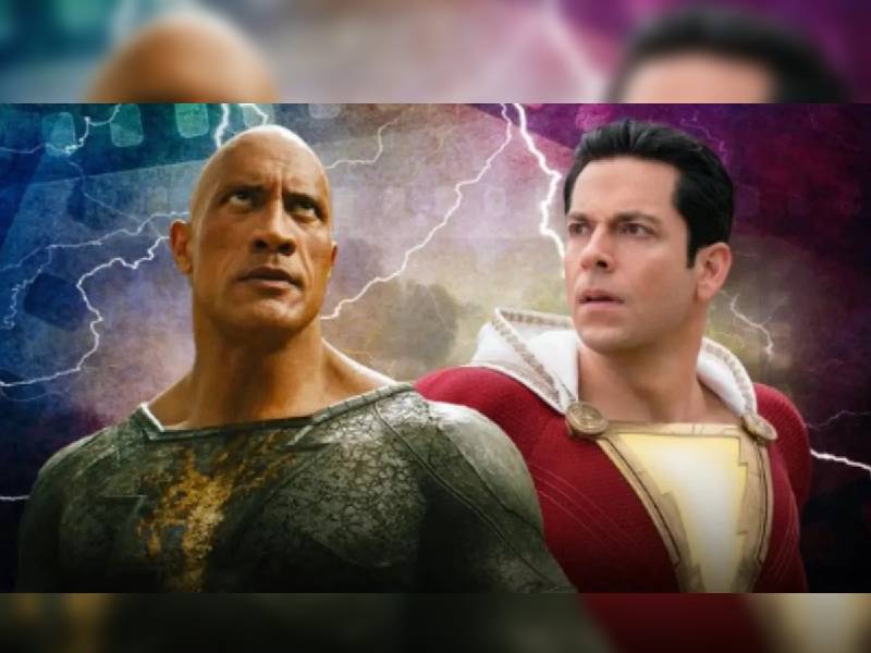 Revelan que Dwayne Johnson habría prohibido a Zachary Levi aparecer en Black Adam