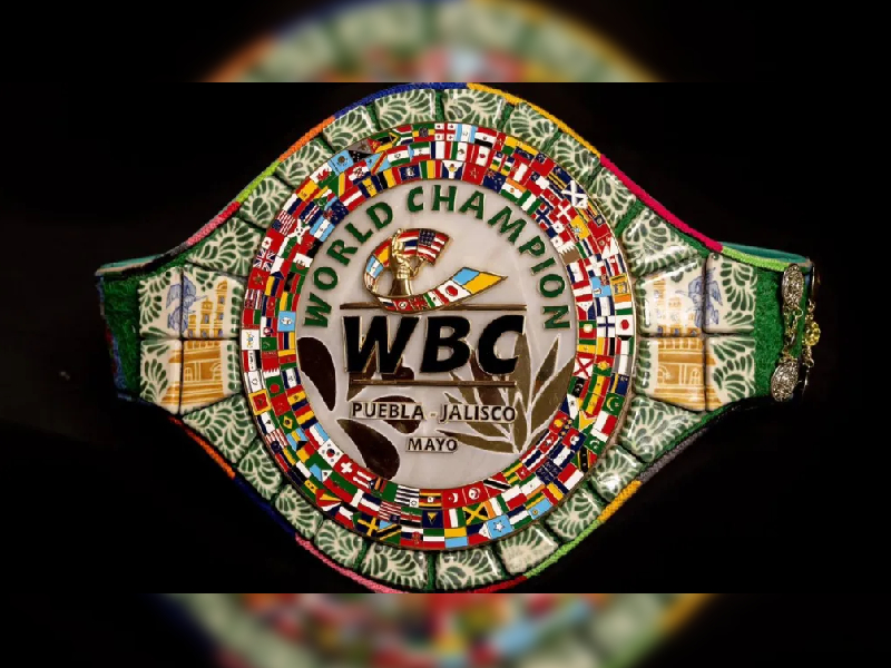 Presentan cinturón para combate de Canelo Álvarez y John Ryder