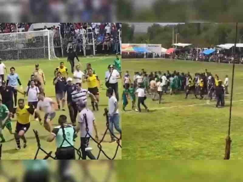 Video. Agreden al exárbitro Roberto García Orozco en juego amateur
