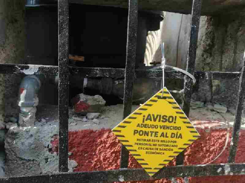 Continúa morosidad en el pago de agua potable en Yucatán