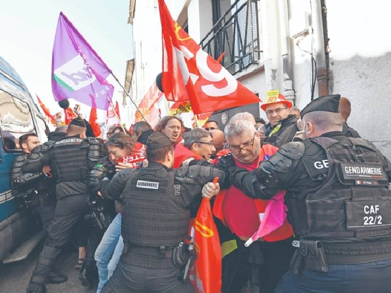 Prohíben cacerolas para evitar protestas en Francia