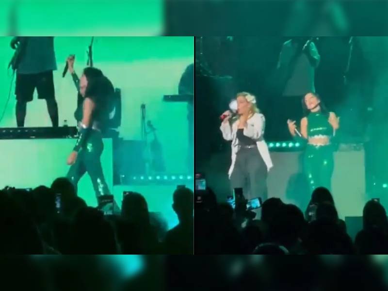 ¡La locura! Canta FMK “Perfecta” junto a Miranda y María Becerra en vivo