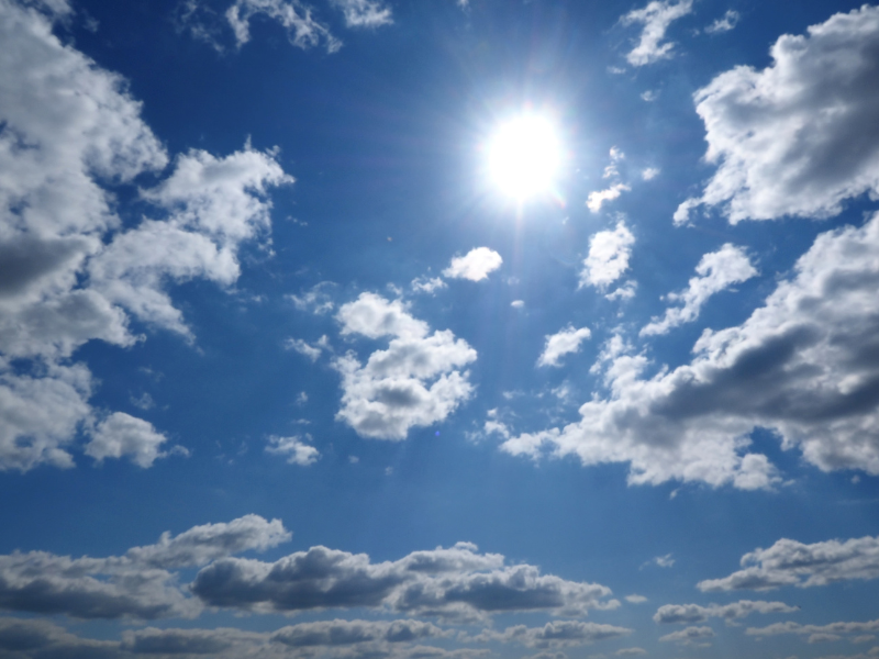 Clima Yucatán día soleado y altas temperaturas