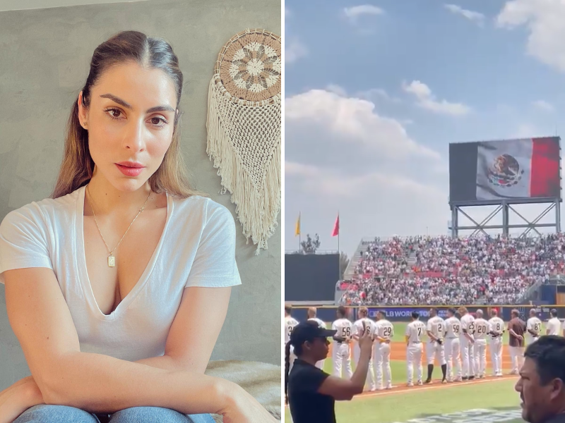 La multa que recibiría María León por cantar mal el Himno Nacional