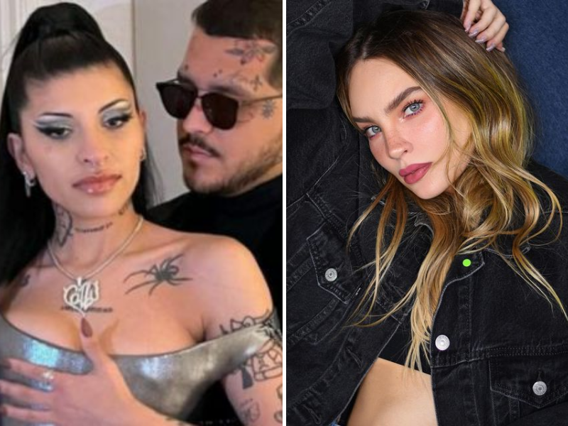 Nodal le canta a Cazzu en concierto ¿la misma que a Belinda