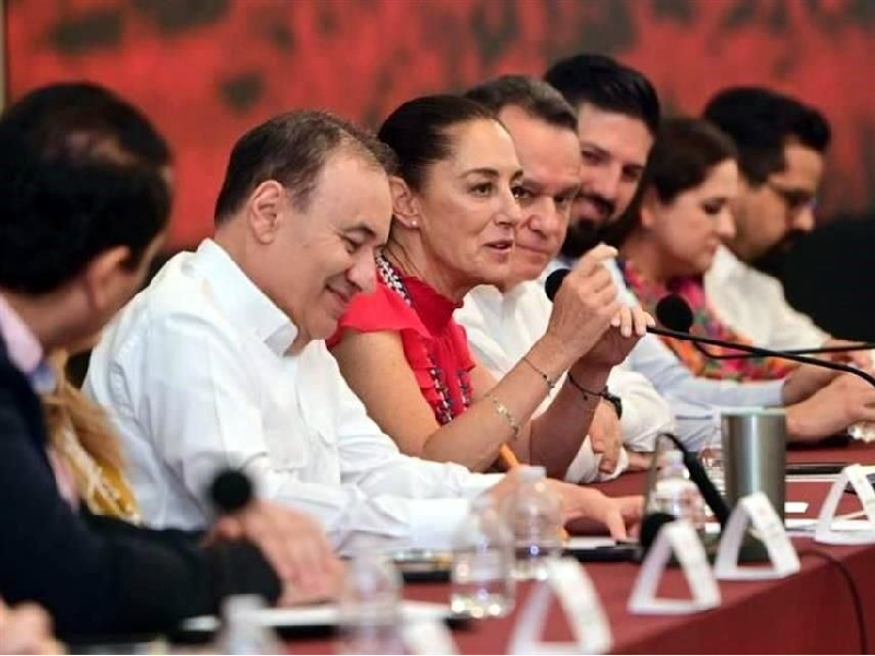 Sheinbaum se reúne con el Gobernador de Sonora