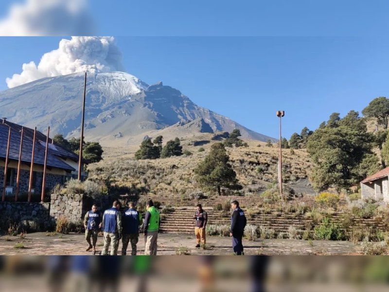 Evaluación del “Popo” con dron descarta domo de lava: CNPC