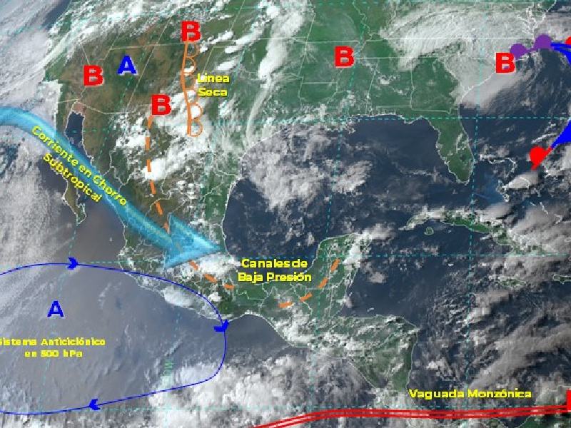 Llega un segundo canal de baja presión al sur
