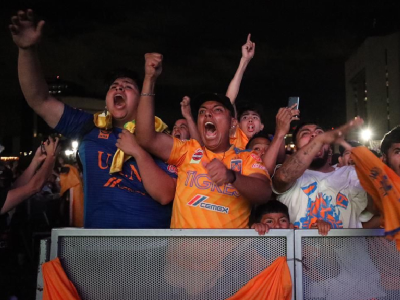 Así festejó la afición de Tigres el campeonato