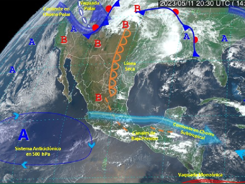 Viernes con probabilidades de lluvia