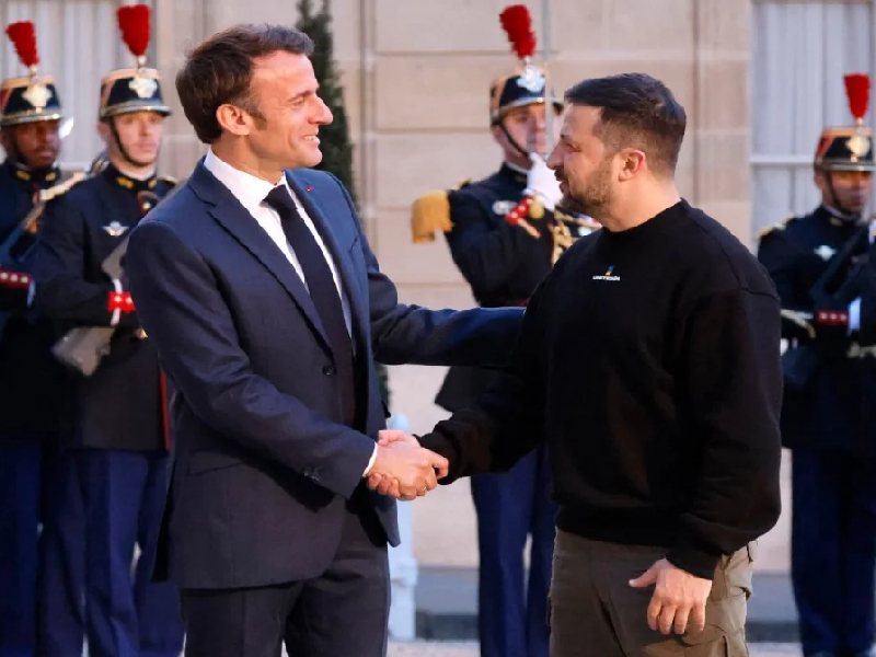 Zelenski obtiene respaldo de Alemania y Francia en visitas