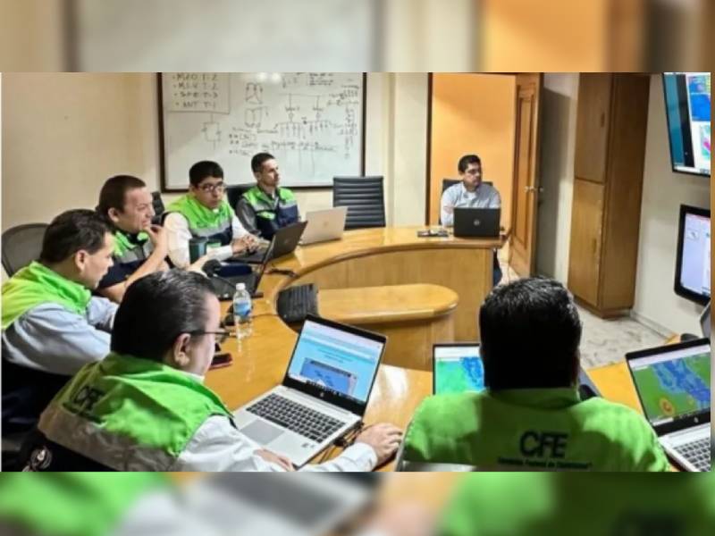 CFE está preparada para atender las afectaciones por el paso del Huracán Beatriz