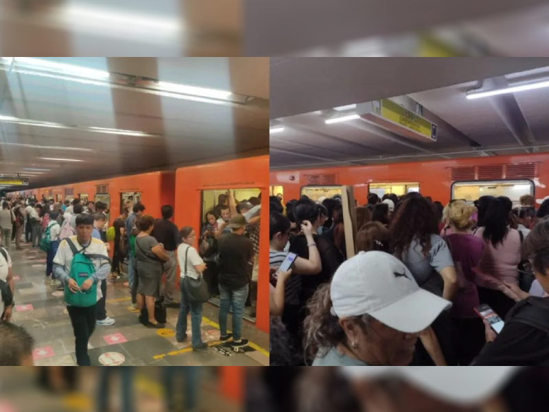 Reportan avance lento de trenes en la Línea 3 del Metro CDMX
