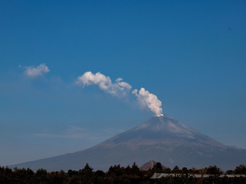 El Popocatépetl se ‘relaja’ y vuelve a amarillo fase 2
