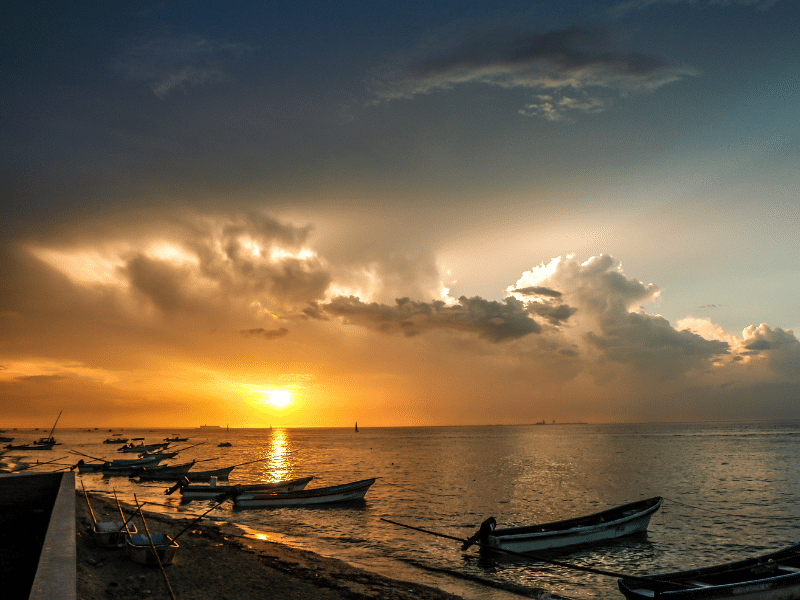 Clima Yucatán altas temperaturas con cielo nublado
