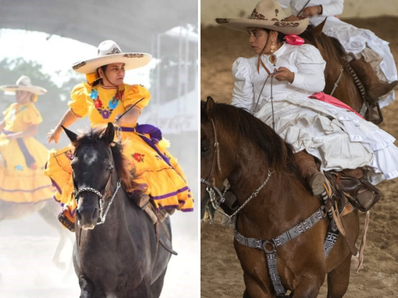 Escaramuza de Yucatán, presente en el Campeonato Nacional de Charros Mayores