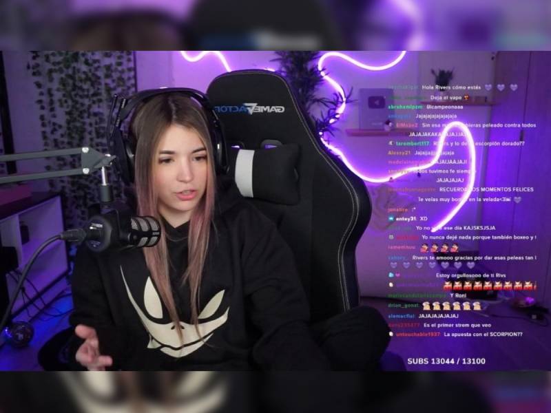 La streamer Samy Rivers reacciona a su voz creada en IA