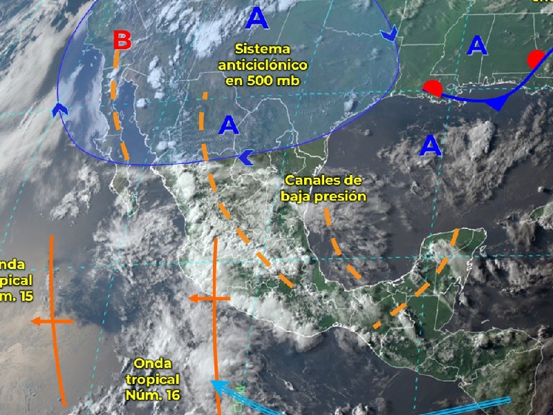 Continúa el calor en la Península de Yucatán
