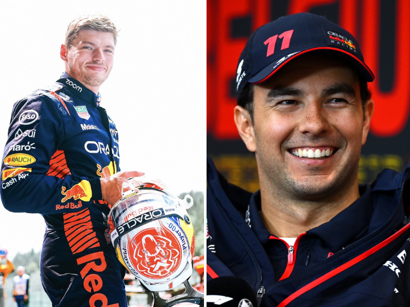 Verstappen conquista Bélgica; Checo Pérez gana segundo lugar